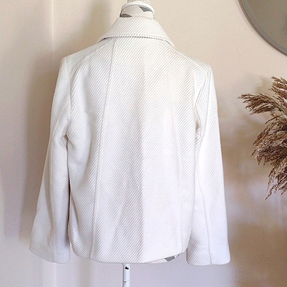 Chico's white corduroy coat - Picture 2 of 8